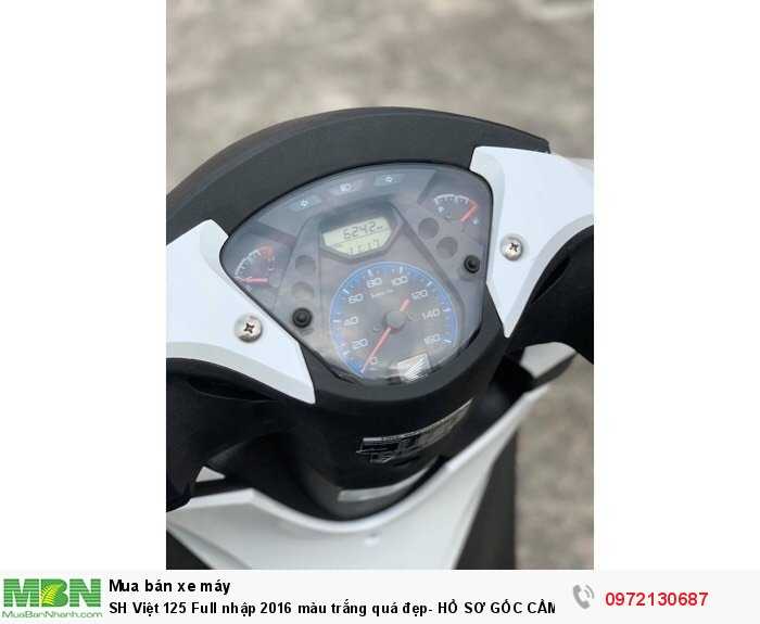 Sh Việt 125 Full Nhập 2016 Màu Trắng Quá Đẹp - Hồ Sơ Gốc Cầm Tay Bao Vào Tên Chính Chủ Toàn Quốc.