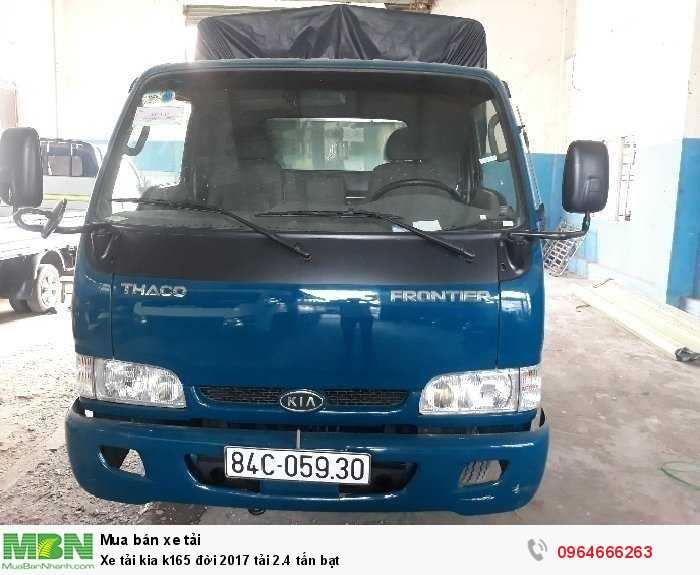 Xe tải kia k165 đời 2017 tải 2.4 tấn bạt