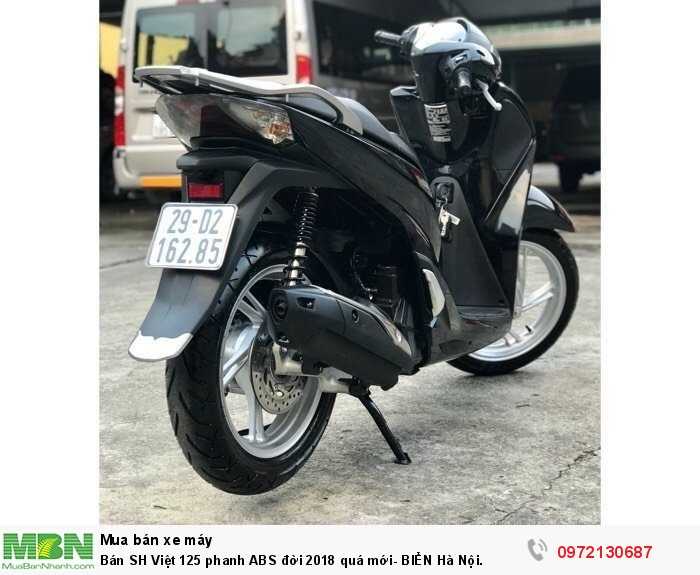 Bán SH Việt 125 phanh ABS đời 2018 quá mới - BIỂN Hà Nội.