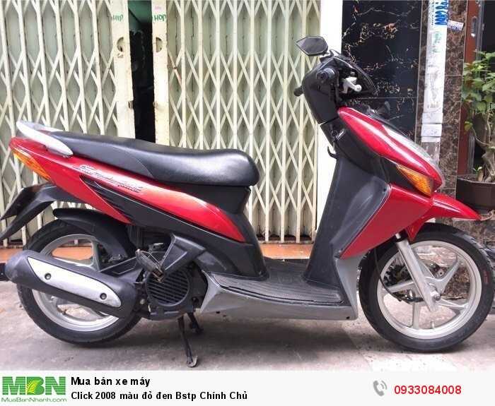 Click 2008 màu đỏ đen Bstp Chính Chủ