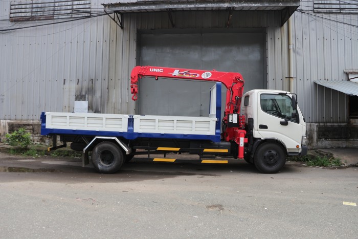 Xe Tải Cẩu Hino Dutro Wu352L 3.5 Tấn Gắn Cẩu Unic 3 Tấn 4 Khúc