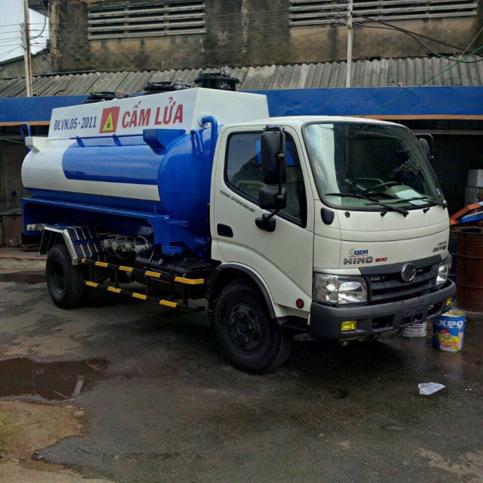 Xe bồn Hino Dutro WU342L 6 khối chở xăng dầu, trả trước 100 triệu là nhận xe ngay
