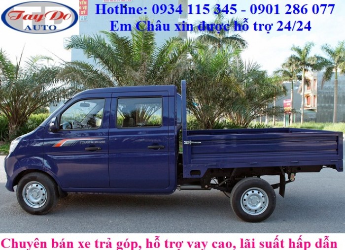 Trường Giang T3 cabin kép+ 05 chỗ ngồi+giá cực tốt+ xe có sẵn+ ô tô Tây Đô Kiên Giang