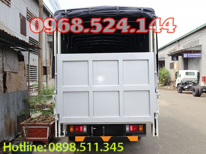 Xe tải isuzu 1t9 thùng bạt bửng nâng, giá tốt nhất thị trường
