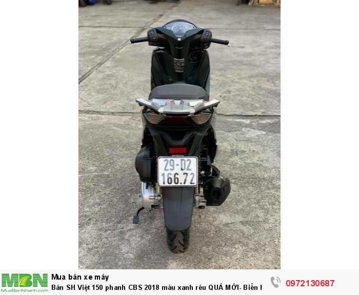 Bán SH Việt 150 phanh CBS 2018 màu xanh rêu QUÁ MỚI- Biển Hà Nội.