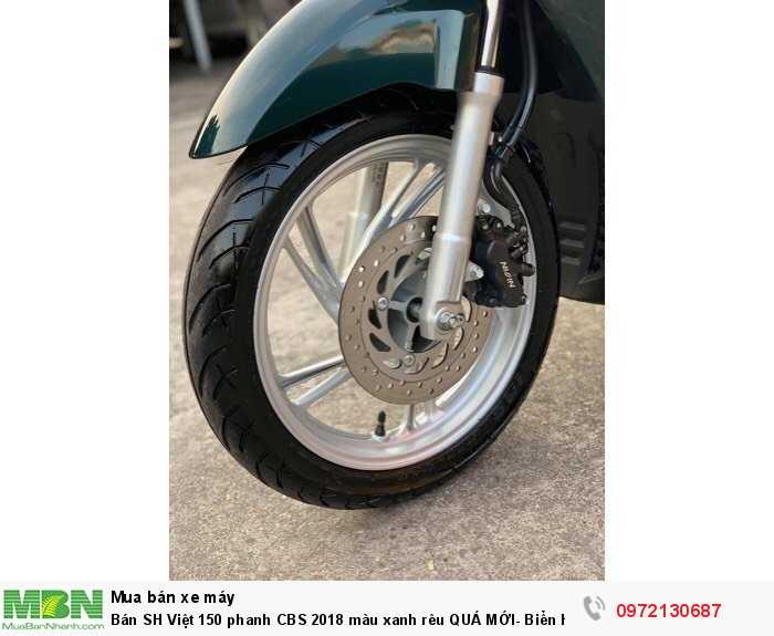 Bán SH Việt 150 phanh CBS 2018 màu xanh rêu QUÁ MỚI- Biển Hà Nội.