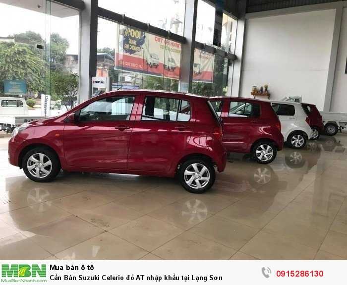 Cần Bán Suzuki Celerio đỏ AT nhập khẩu tại Lạng Sơn