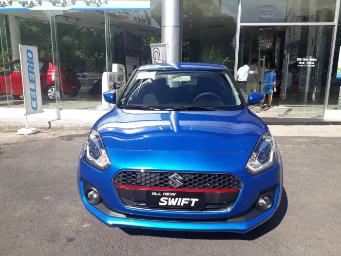 Suzuki New Swift 2018 GLX màu xanh, Có xe lái thử, Giao xe trong tháng