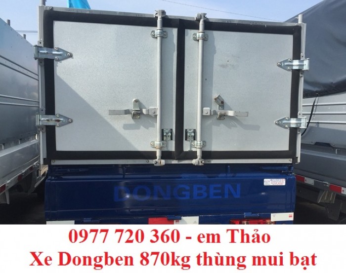 Xe tải Dongben 770kg/810kg/870kg dưới 1 tấn thùng mui bạt