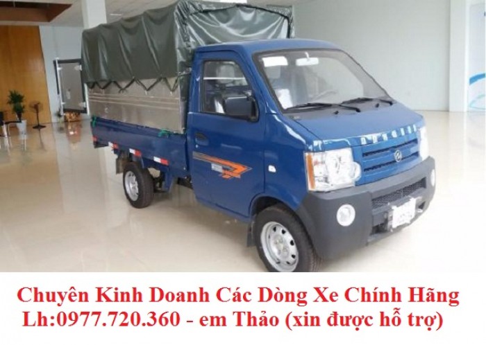 Xe tải Dongben 770kg/810kg/870kg dưới 1 tấn thùng mui bạt