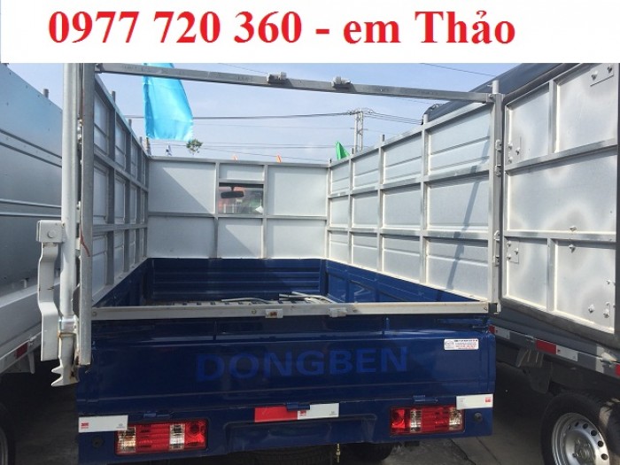 Xe tải nhỏ dưới 1 tấn 770kg/810kg/870kg thùng mui bạt