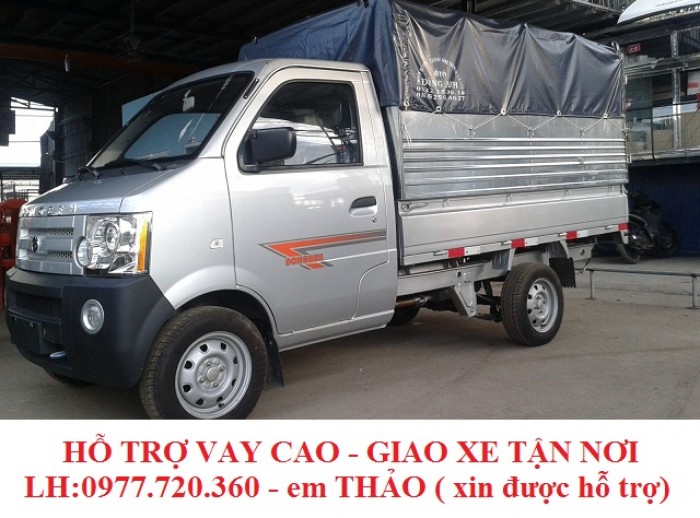 Xe tải nhỏ dưới 1 tấn 770kg/810kg/870kg thùng mui bạt