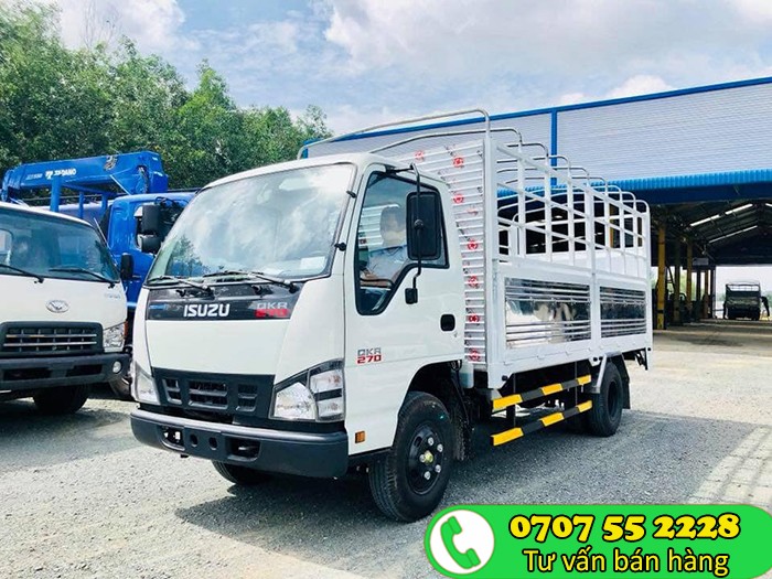 Hái lộc đầu xuân cùng xe tải ISUZU QKR77H 1.9 tấn thùng dài 4m3 nhận ngay ưu đãi
