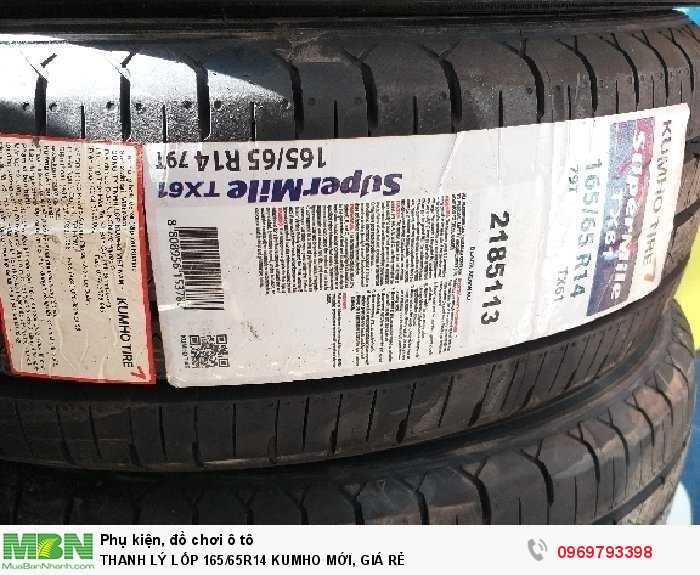 Thanh Lý Lốp 165/65R14 Kumho Mới, Giá Rẻ