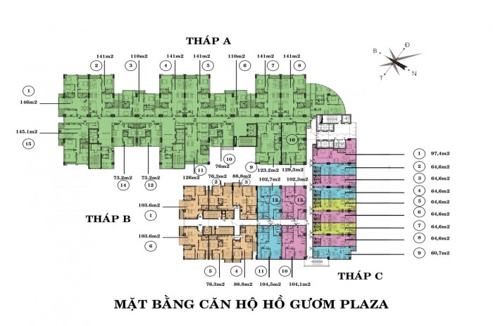 Tôi bán căn hộ 3 phòng ngủ giá chỉ 24tr/m tại Hồ Gươm Plaza, Trần Phú, Mỗ Lao, Hà Đông