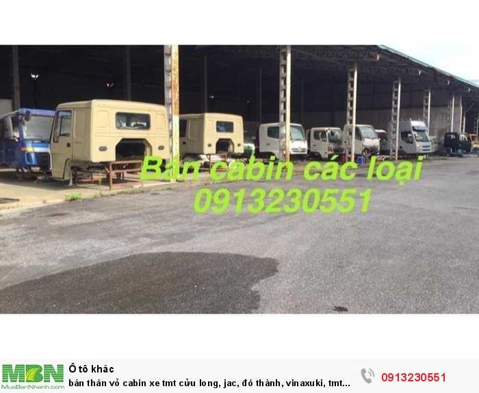 bán thân vỏ cabin xe tmt cửu long, jac, đô thành, vinaxuki, tmt cửu long, dongfeng, howo a7, sinotruck, isuzu
