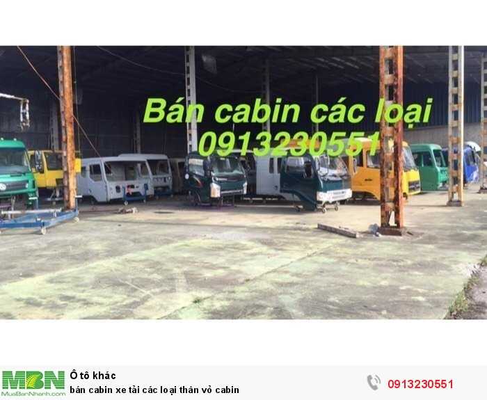 bán cabin xe tải các loại thân vỏ cabin