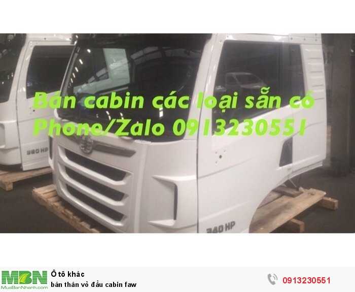 bán thân vỏ đầu cabin faw