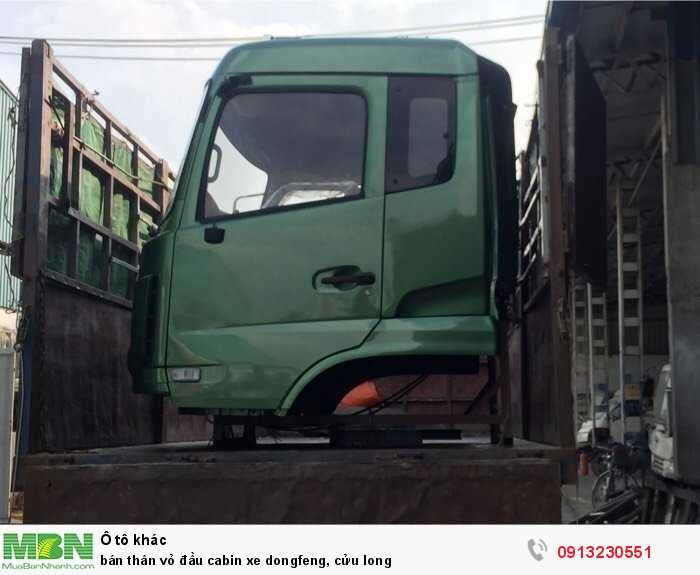 bán thân vỏ đầu cabin xe dongfeng, cửu long