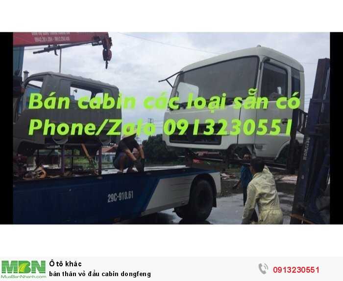 bán thân vỏ đầu cabin dongfeng