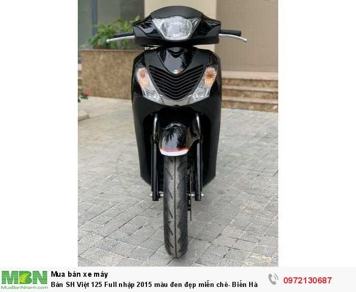 Bán SH Việt 125 Full nhập 2015 màu đen đẹp miễn chê- Biển Hà Nội.