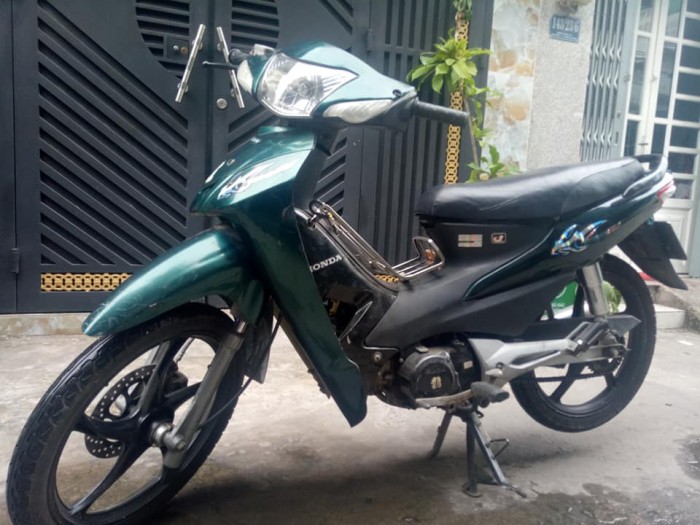 Wave A HQ màu xanh xe đẹp máy êm nguyên zin xe đẹp máy êm chạy nhẹ