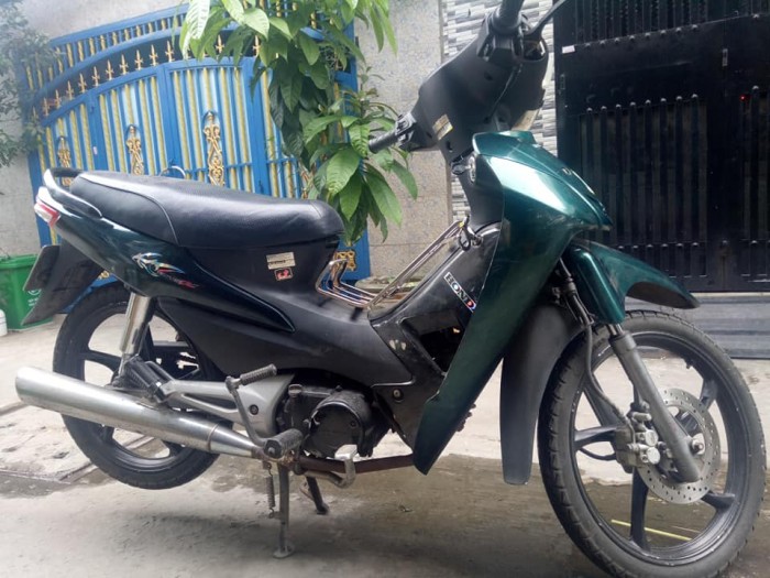 Wave A HQ màu xanh xe đẹp máy êm nguyên zin xe đẹp máy êm chạy nhẹ