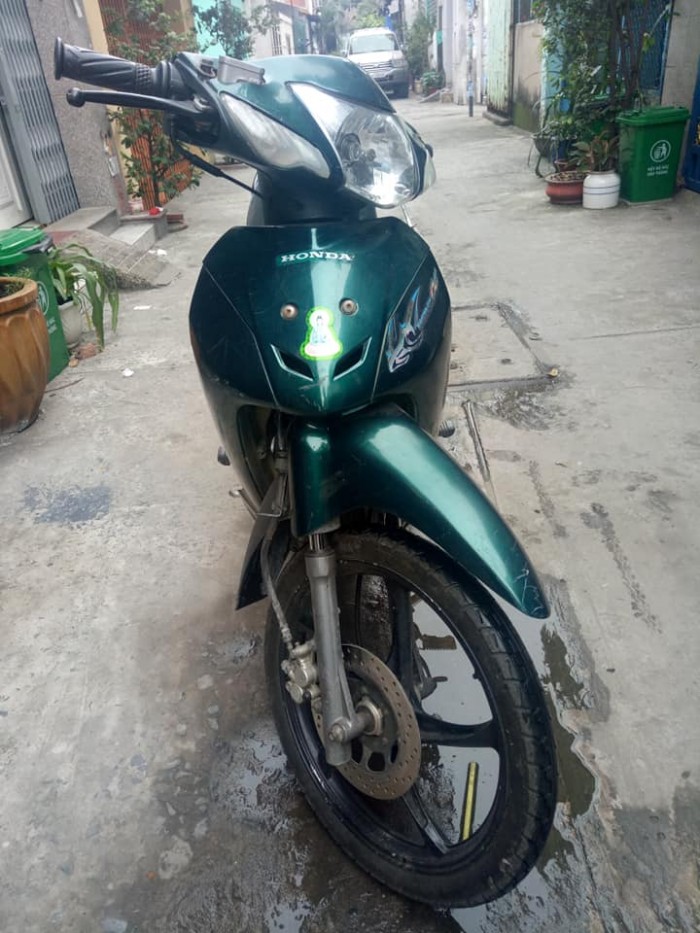 Wave A HQ màu xanh xe đẹp máy êm nguyên zin xe đẹp máy êm chạy nhẹ