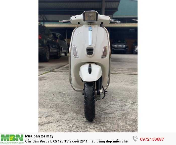 Cần Bán Vespa LXS 125 3Vie cuối 2014 màu trắng đẹp miễn chê- Biển Hà Nội.