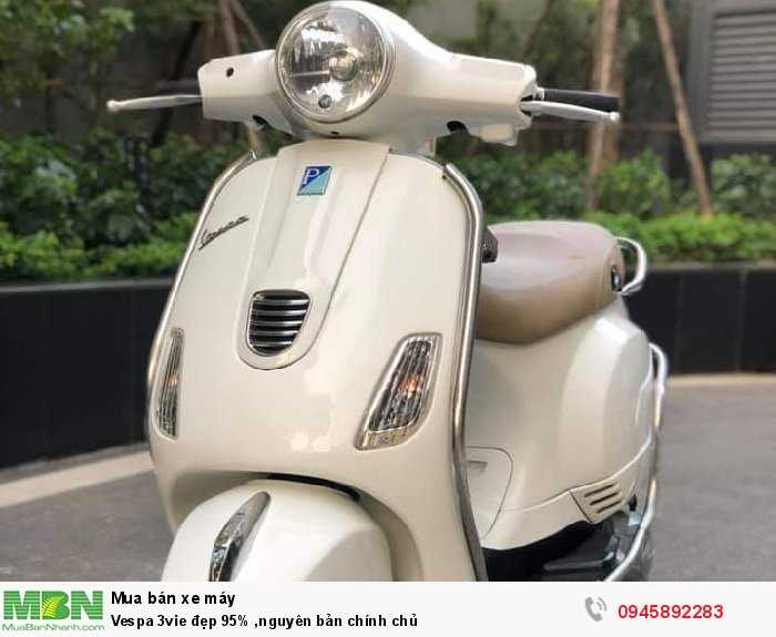 Vespa 3vie đẹp 95% ,nguyên bản chính chủ