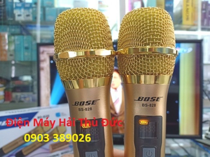 Bộ 2 micro không dây Bose BS-828 giá rẻ nhất tại Điện Máy Hải chỉ có 990K/  bộ 2 mic2