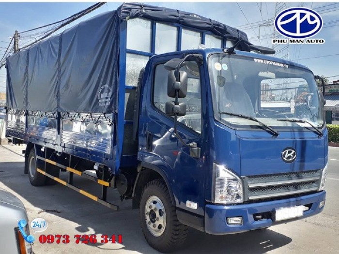 Xe tải HyunDai 7t3 thùng dài 6m2.