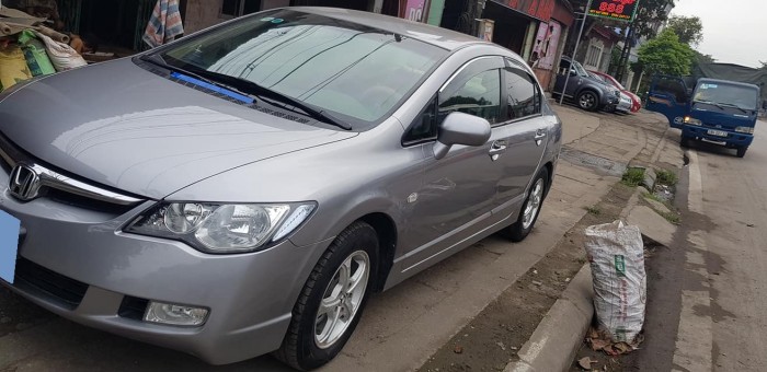 Bán xe Honda Civic số sàn 2007 màu xám bạc