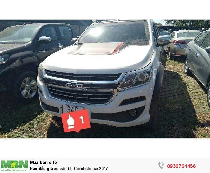 Bán đấu giá xe bán tải Corolado, sx 2017