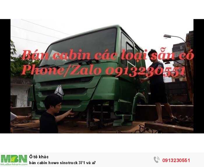 Bán Cabin Howo Sinotruck 371 Và A7