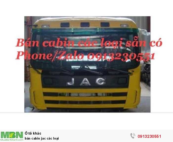 Bán cabin Jac các loại