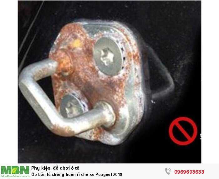 Ốp bản lề chống hoen rỉ cho xe Peugeot 2019
