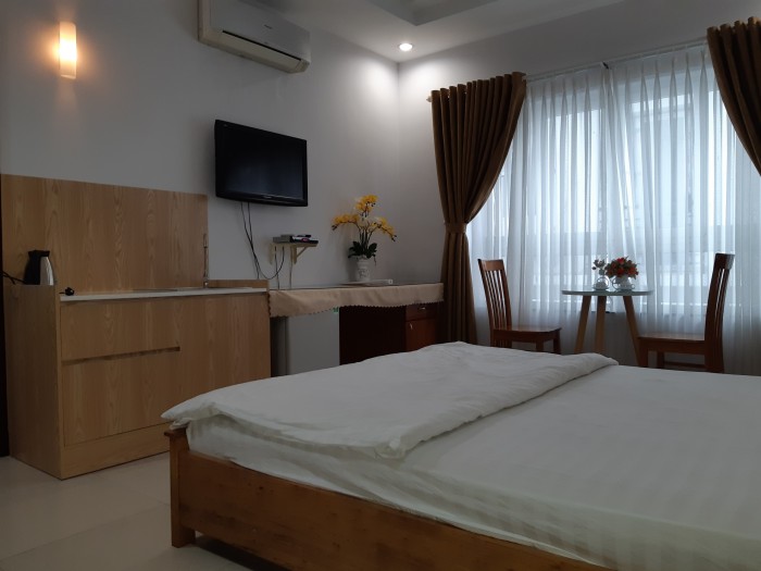 Cho thuê căn hộ dịch vụ full NT ngay MT Cao Triều Phát thuộc KĐT Phú Mỹ Hưng (Q7).