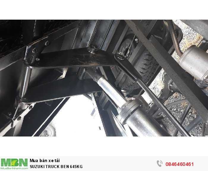 Suzuki truck thùng ben tự đổ loại 645kg nâng tối đa 3 tấn