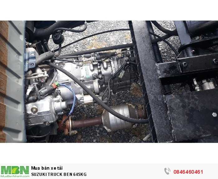 Suzuki truck thùng ben tự đổ loại 645kg nâng tối đa 3 tấn