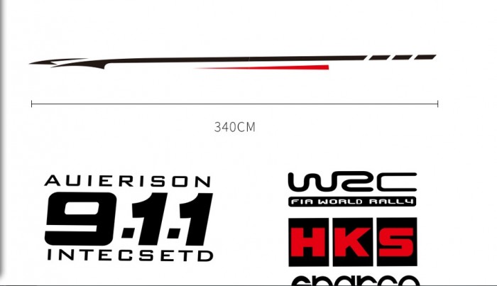 Tem dán xe Decal sườn xe HOT