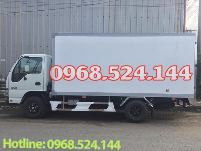 -Xe tải isuzu QKR270 chính hãng, thùng kín composite giá tốt cho mọi nhà.