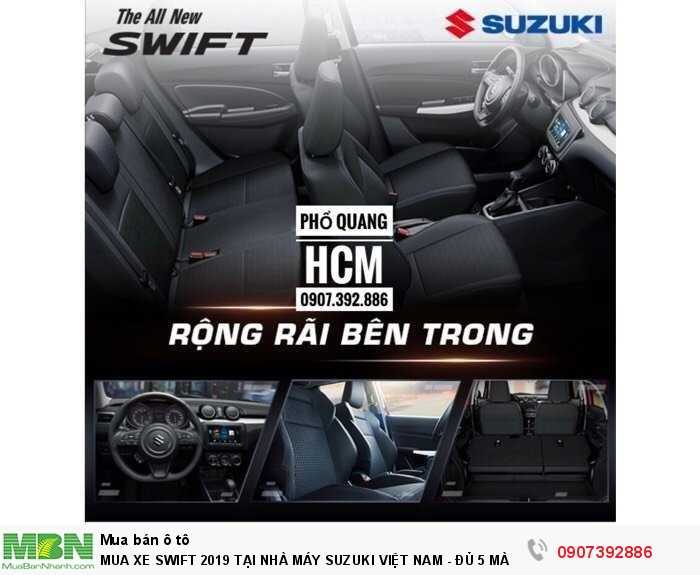 Mua Xe Swift 2019 Tại Nhà Máy Suzuki Việt Nam - Đủ 5 Màu - Xe Có Sẵn Giao Ngay Trong Tháng 12