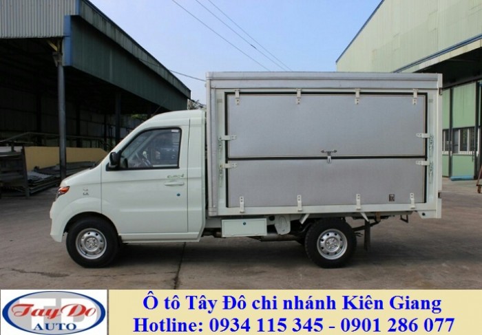 Bán xe tải Kenbo chiến thắng+ thùng kín cánh dơi+ giá cạnh tranh+ ô tô Tây Đô Kiên Giang