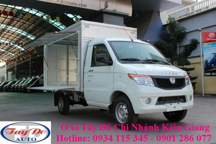 Bán xe tải Kenbo chiến thắng+ thùng kín cánh dơi+ giá cạnh tranh+ ô tô Tây Đô Kiên Giang