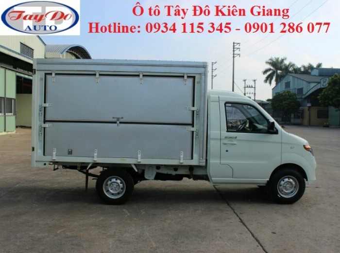 Bán xe tải Kenbo chiến thắng+ thùng kín cánh dơi+ giá cạnh tranh+ ô tô Tây Đô Kiên Giang