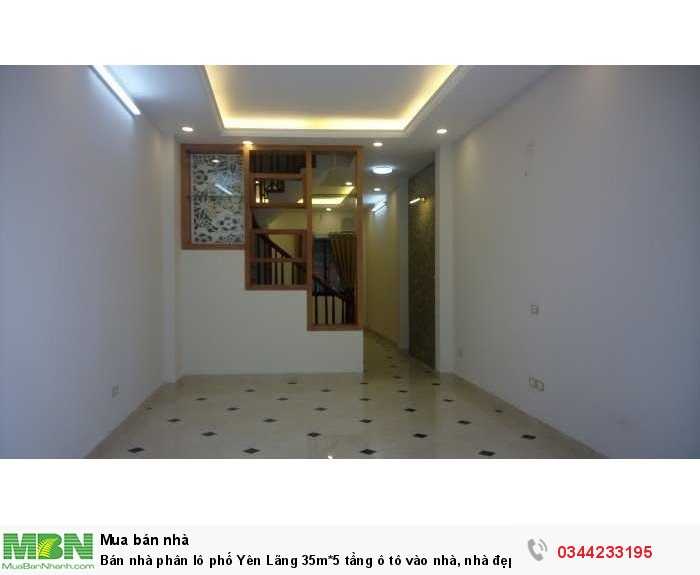 Bán nhà phân lô phố Yên Lãng 35m*5 tầng ô tô vào nhà, nhà đẹp, giá đẹp.