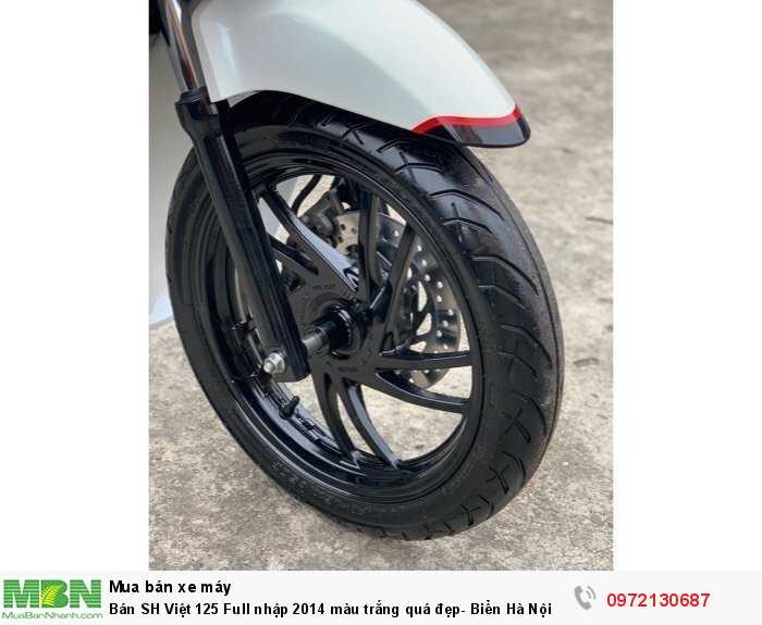 Bán SH Việt 125 Full nhập 2014 màu trắng quá đẹp- Biển Hà Nội