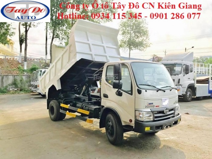 Bán xe ben Hino WU342L-130HD = 4.5 tấn = 4.5T =4 tấn 5= 4T5 + xe nhập khẩu + giá tốt