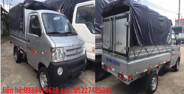 Xe tải nhỏ dongben thùng bạt giá rẻ